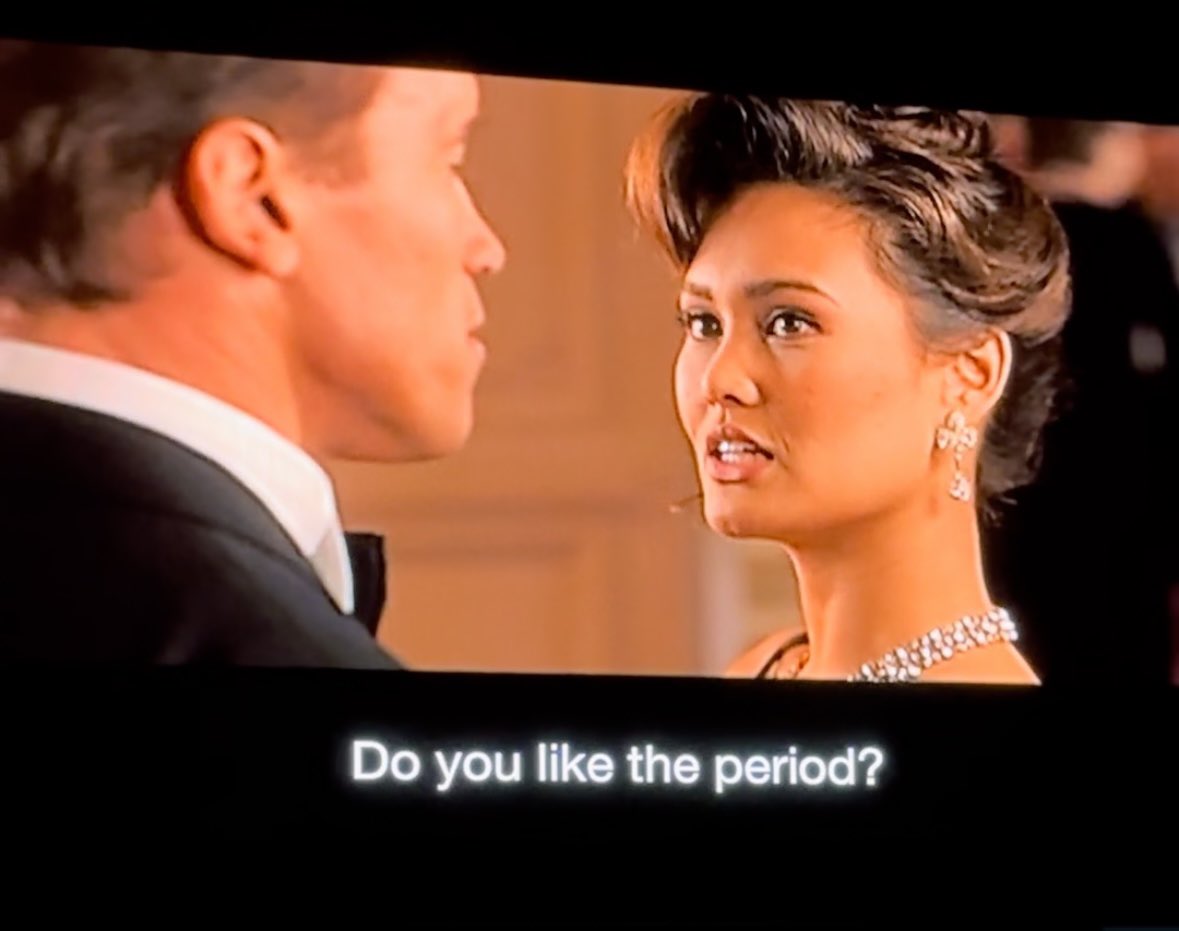 tullera's tweet image. TRUE LIES (1994) foreshadowing EYES WIDE SHUT (1999).