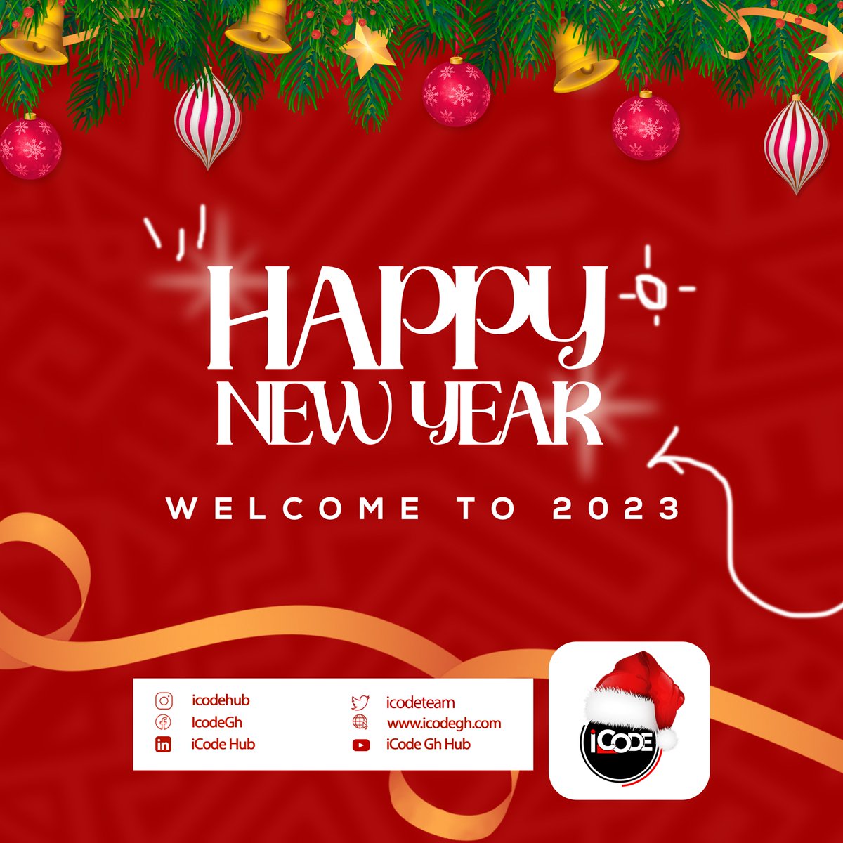 icodeteam's tweet photo. We wish everyone a Happy New Year with Greatness and continues success. π€£π₯³π₯³
#icodegh #icodeimpact #icodechristmas #chritsmas #newyear #2023 #NewYear2023 #Takoradi #Ghana https://t.co/4FXP1LNJ5E