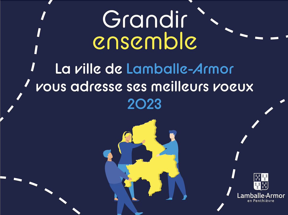| Bonne et heureuse année 2023 🎊 |

Philippe Hercouët, maire de Lamballe-Armor et le conseil municipal vous adressent leurs meilleurs voeux pour cette nouvelle année !
