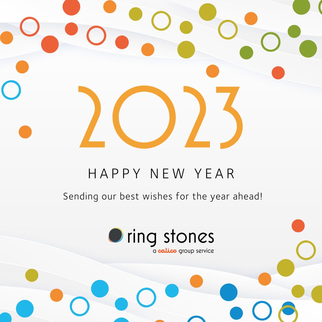 Happy New Year from everyone at Ring Stones 🎉
