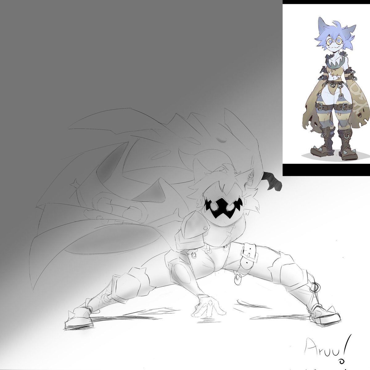 AruuArt's tweet photo. @ForestTheRotten I did my best even if i still dont master thé colors very well https://t.co/sQ9Fj4FJWR