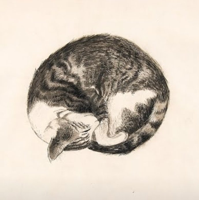 <a href="/publicdomainday/">Public Domain Day</a> <a href="/wikimediapt/">Wikimedia Portugal</a> <a href="/rnbp_pt/">RNBP - DGLAB</a> <a href="/ANSOL/">ANSOL (@ansol@floss.social)</a> And because we all know the internet is all about cats, here's a Public Domain cat, an (untitled) drawing by Portuguese "Ofélia Marques", whose works enter in the Public Domain today! 🥳