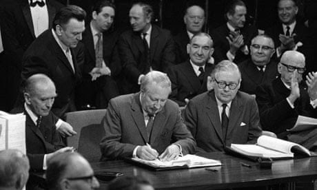 The 50th anniversary of January 1st 1973, as the UK joined the European Economic Community.