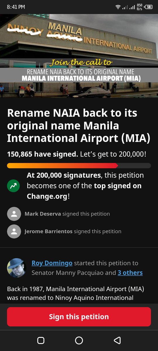 MarkMackoy357's tweet photo. Bale 150K na ang nag-sign sa petition na ito. Kapag umabot ito ng 200K magiging sobrang relevant na nito at malamang pagtutuunan na ito ng agarang pansin. Tara sign na, paabutin natin ng 200K:

https://t.co/jQH82ulx24 https://t.co/NzlNQucDWd