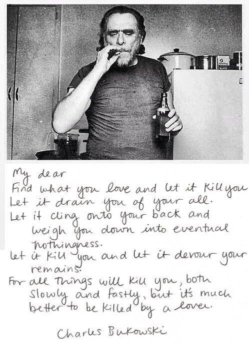 what can i wish you all in 2023? find sth you love! #bukowski #2023NewYear