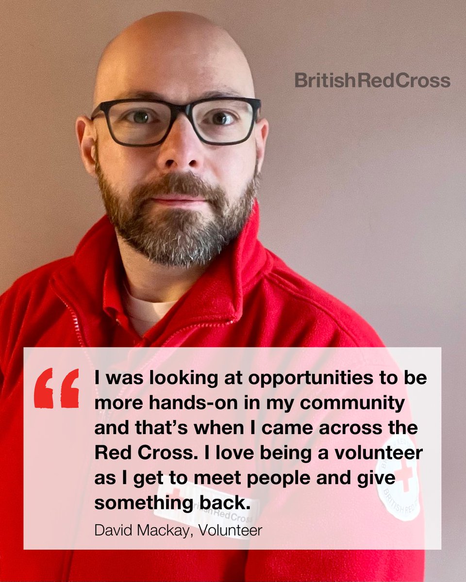 Congratulations to David Mackay for receiving a British Empire Medal (BEM) in the #NewYearsHonoursList 2023, for his volunteer work with the British Red Cross.

David has been supporting people across West Central Scotland through the Covid 19 pandemic.