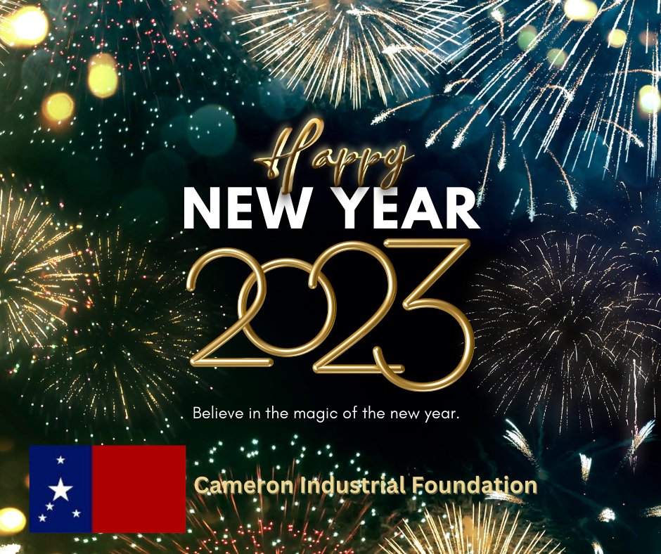 CameronTxEDC's tweet photo. Happy New Year from the Cameron Industrial Foundation!  #MakeYourMarkInCameron 
#shoplocalshopcameron 
#discovercameron
@WelcometoCameron https://t.co/jqQriTjXgA