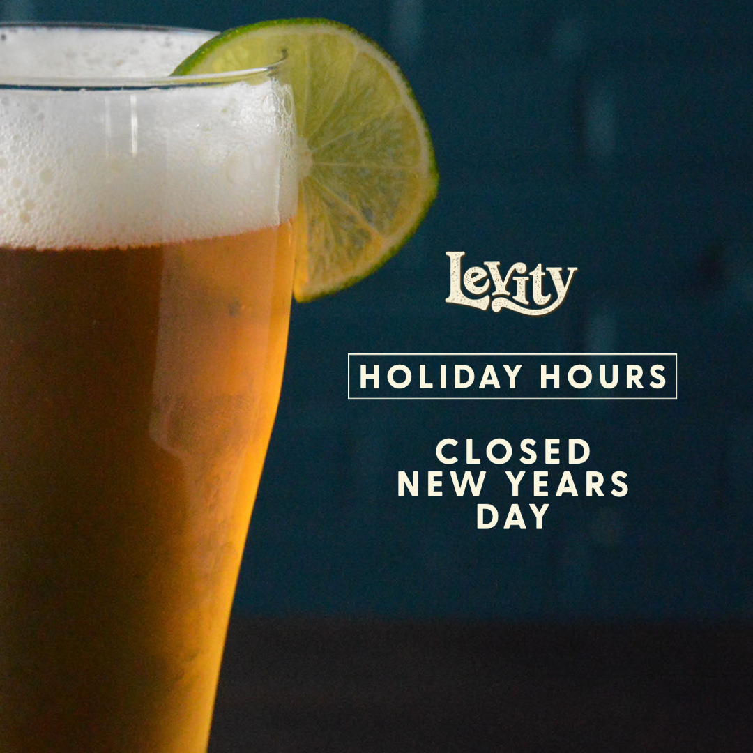 We're closed TODAY at all locations.  See you Tuesday!

#LevityBrewing #LevityAltoona #IndianaPA
