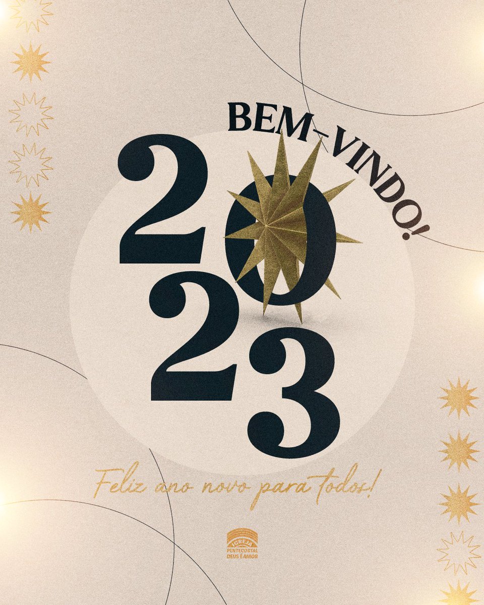 Seja bem-vindo, 2023 🎆

Declaramos um 2023 abençoados para você e sua família. 🙌
Amém?