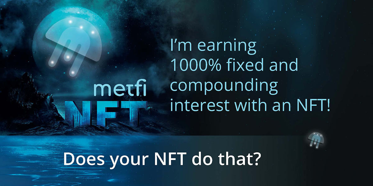 MetfiManiac's tweet photo. NFTs without real-world utility are jpegs with a fancy name. 

#MetFi NFTs are an inflation killer, in any market conditions. They pay up to 10x fixed per year. Hit me up if you want an NFT for as little as $100. 💹

#Metaverse #Web3 #DeFi https://t.co/kQzkVBnbT5
