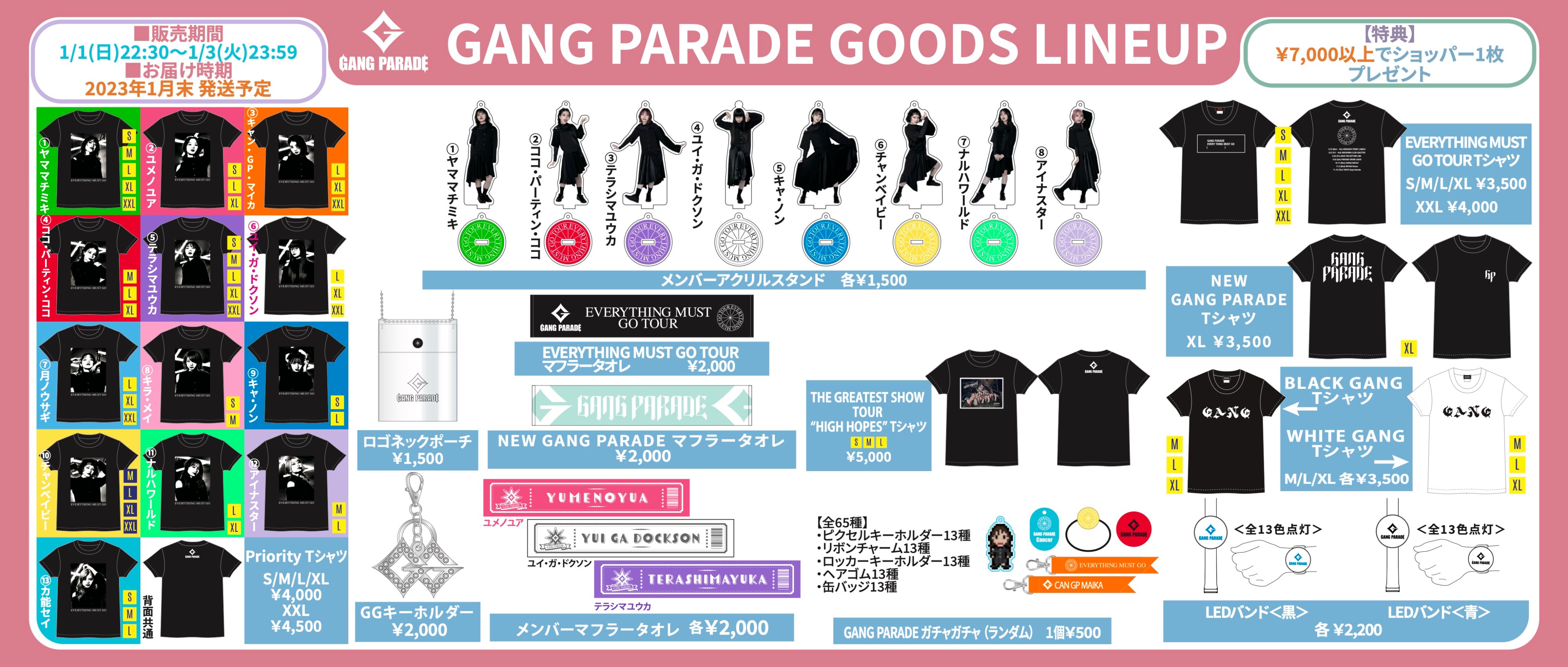 直筆サイン・おまけ付き】GANG PARADE 月ノウサギ アクスタ
