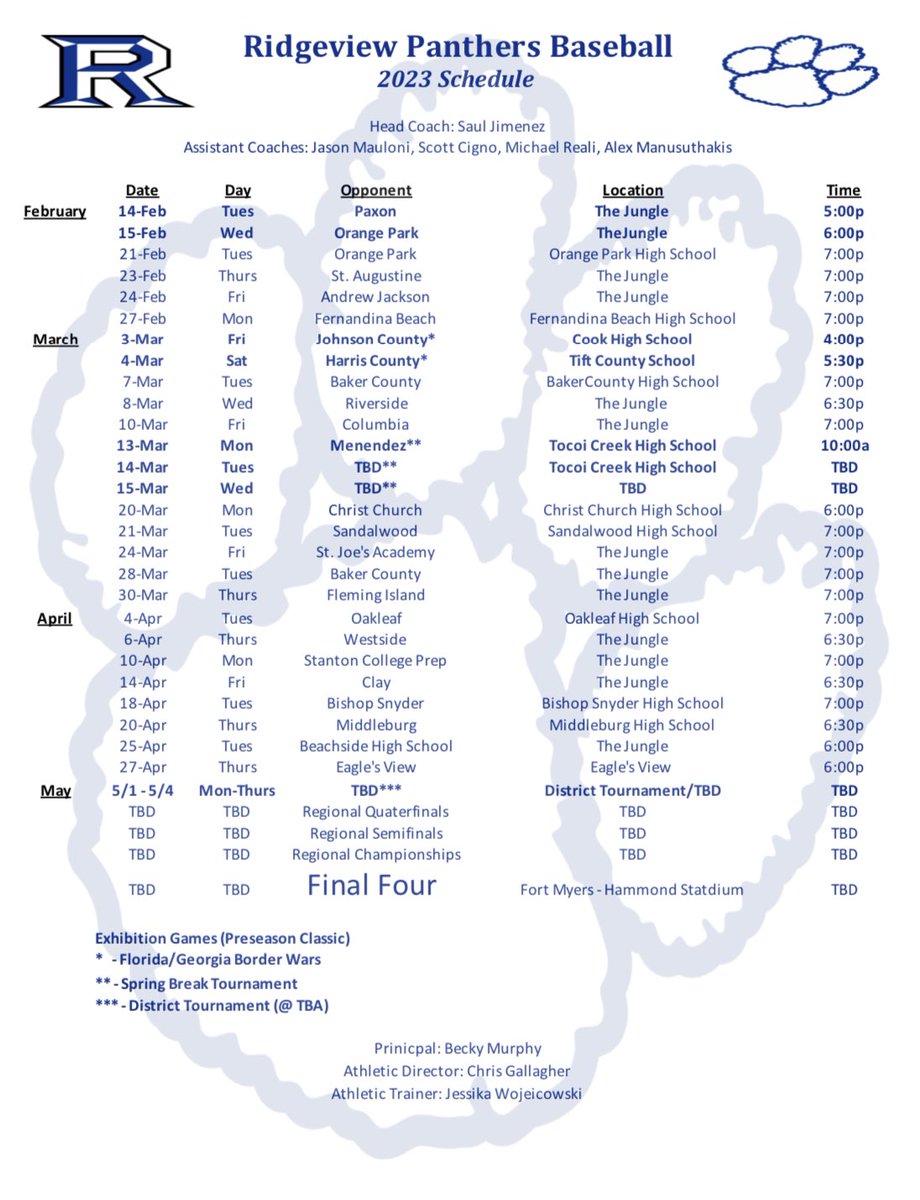 View_Beisbol's tweet photo. 2023 Spring Schedule!!!

🐾⚾️ N.B.V.T https://t.co/dFFsupWrZo