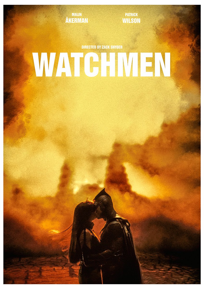 #Watchmen #ZackSnyder #PatrickWilson #MalinÅkerman #PosterSpy #AltenativeMoviePoster
#portfolio #Designer