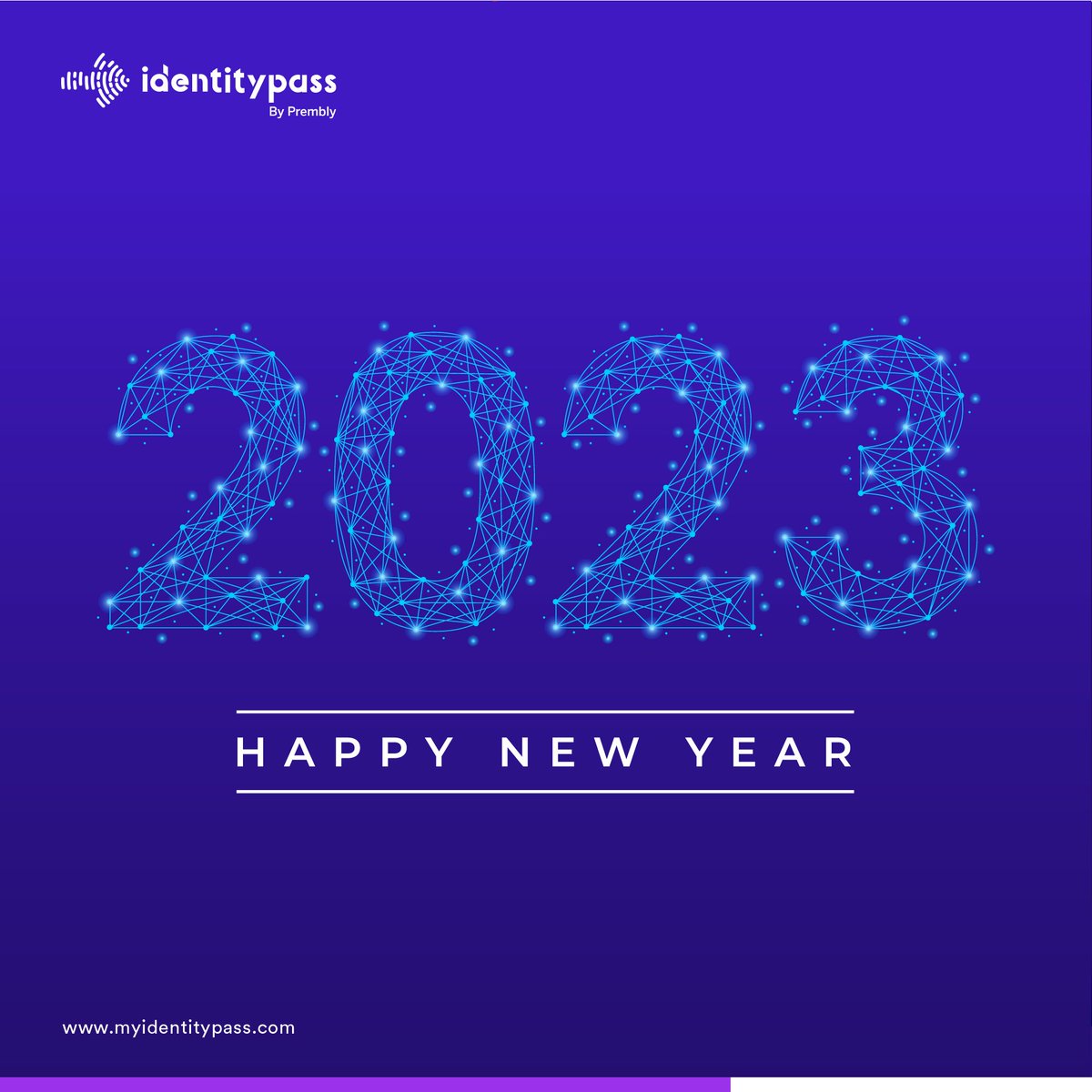 premblyinsight's tweet photo. 2023 is filled with many beautiful opportunities, progress and speed.
Let's have a blast together in 2023 ๐ฅ
Wishing you and your loved ones a Happy and prosperous New year.
From all of us at Identitypass by @premblyhq
#Identitypass #NewYear2023 https://t.co/gOSzbrM8h8