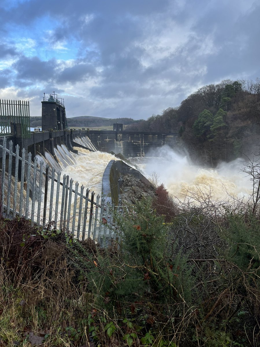 The raw power of nature in the Galloway Glens …….. 90 years of green energy production, dealing with todays climate! @DraxGroup @gallowayglens