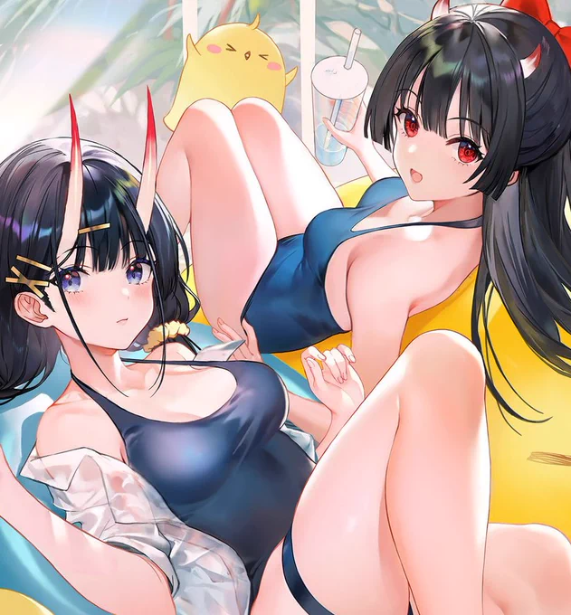 酒匂様って通常スキン、和服スキンと胸のサイズが読めない服装だったから分からなかったけど、能代さんよりも慎ましやかだったのね!というか能代さんけっこう大きいよね?公式絵(能代ママ様)だからこのサイズ感で間違いないし、かなり現実的なサイズだから尚更推せてしまうから好き沼に溺れてしまう 