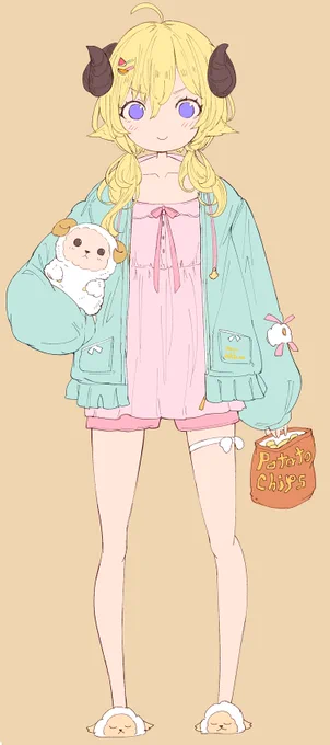 🐑💨
#つのまきあーと 