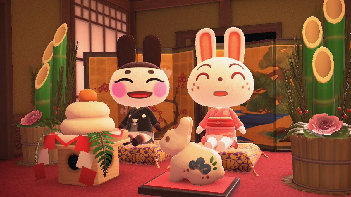 あけましておめでとうございます！
本年もどうぞよろしくお願いします🙇‍♂️

(まだこのゲーム続けてます…Switch買う前はゲーム自体卒業してたのに…こんなにハマるなんて人生何があるか分かりませんね〜。原神も隙あらばずっとやってるし笑)