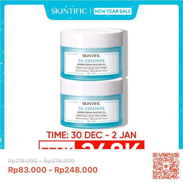 Meirinna_MS's tweet photo. Temukan SKINTIFIC - 5X Ceramide Barrier Repair Series Moisturize Gel Moisturizer Cream Pemutih Wajah 30G Pelembab Wajah Day Cream Night Cream dengan potongan 34%! Hanya Rp83.000 - Rp248.000. Dapatkan segera di Shopee! https://t.co/uykBnpUiMG #ShopeeID https://t.co/8zRV1SJZHp