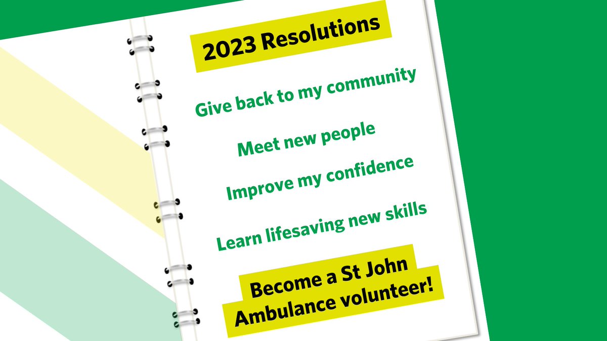 stjohnambulance's tweet photo. Looking for a new challenge for 2023? Become part of something incredible as a lifesaving St John volunteer 💚

Learn more about volunteering with us: https://t.co/Tm3w9bxuCi https://t.co/E6Mz02VYzm