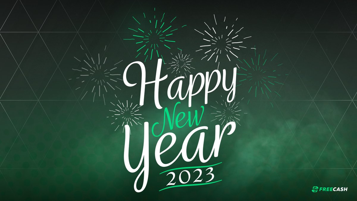 freecashcom's tweet photo. The whole Freecash team wishes everyone a happy new year! 🥂🎉🥳 https://t.co/7RAIz0h2ju