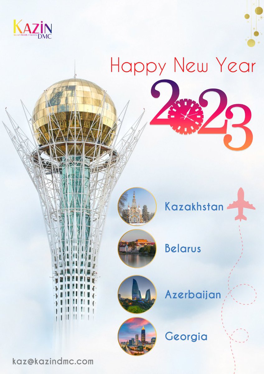 We At Kazin Family Wish You A Great 2023 #Azerbaijan #Georgia #Belarus #Kazakhstan <a href="/AzerbaijanSTA/">State Tourism Agency of the Republic of Azerbaijan</a> <a href="/Tourismgeorgia/">Tourism Georgia</a> <a href="/Kazakhastan/">Kazakhstan</a>