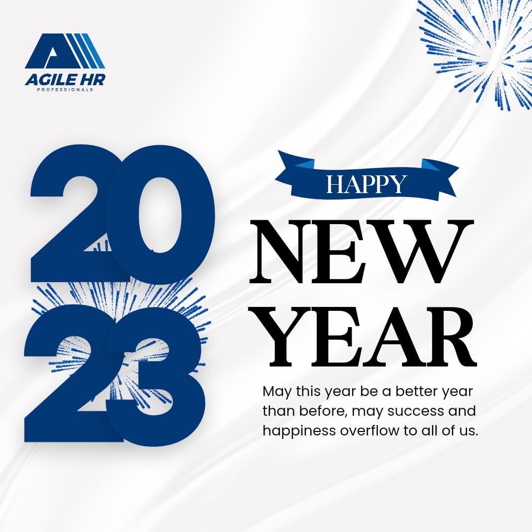 agilehr_p's tweet image. Wishing everyone of us a desire fulfilling New Year in 2023. From Agile HR Professionals!!