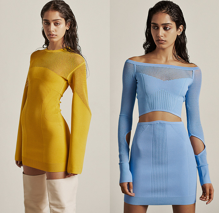 FashionWeekDJO's tweet image. denimjeansobserver.com/mag/2022/12/29… Hervé Léger 2023 Pre-Fall Autumn Womens Looks #HervéLéger #PreFall2023 #PreFall23 #fashion #womenswear #style #knit #knitwear #mesh #sweater #sweaterdress #croptop #midriff #cutout #holes #bodycon #trendsetter #fashionforward #trendcasting #stylewatch