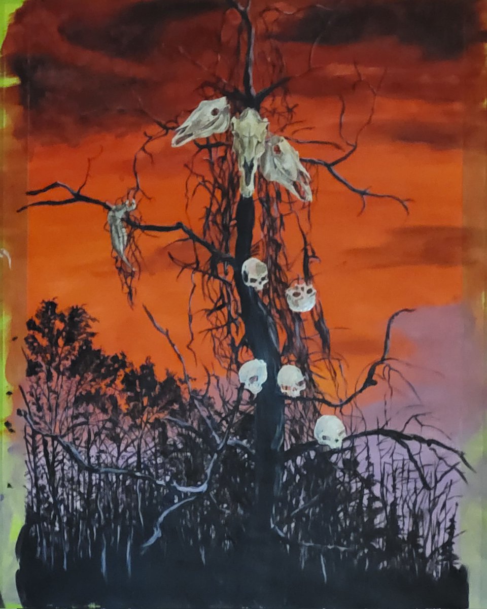 HorrorMerchant's tweet image. My Christmas tree!!!!!