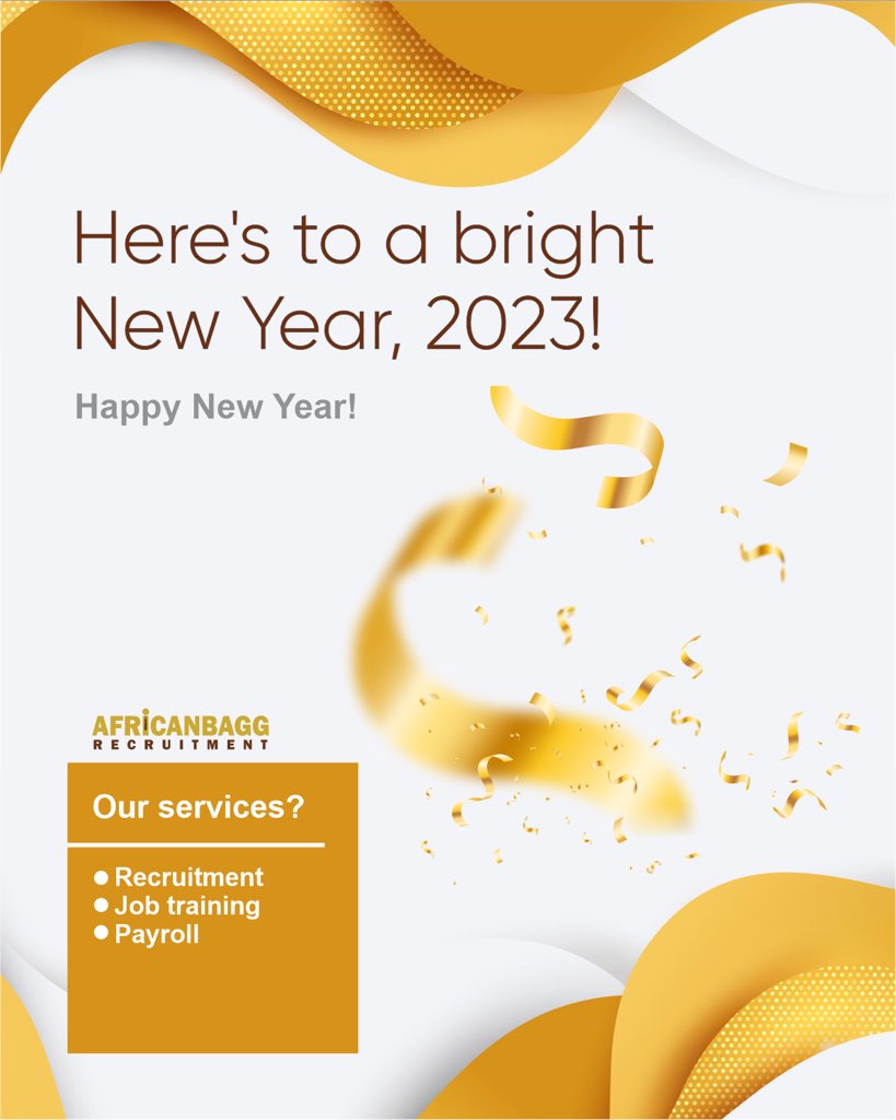 AfricanBagg's tweet photo. The start of the year is a time for self-reflection and self-improvement, but it's also a time when we could all use some encouraging words.
We wish you a happy and healthy New Year!

#newyear #happynewyear https://t.co/TgFcMA5cuz
