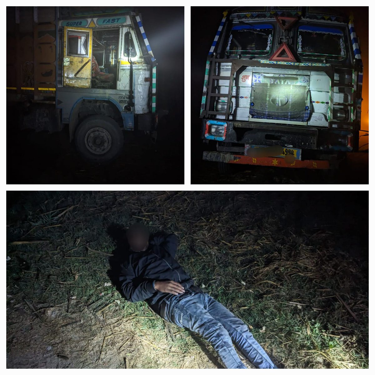 amrohapolice's tweet image. अमरोहा पुलिस को मिली बडी सफलता- 
पुलिस अधीक्षक अमरोहा @langeh_ips के निर्देशन में थाना गजरौला पुलिस द्वारा बाद पुलिस मुठभेड शातिर बदमाश गोली लगने से घायल/गिरफ्तार, कब्जे से अवैध असलहा, लूट की घटना में प्रयुक्त ट्रक टाटा 10 टायरा व 9500/- रुपयें नगद बरामद।
#UPPolice 
#CrackDownUPP