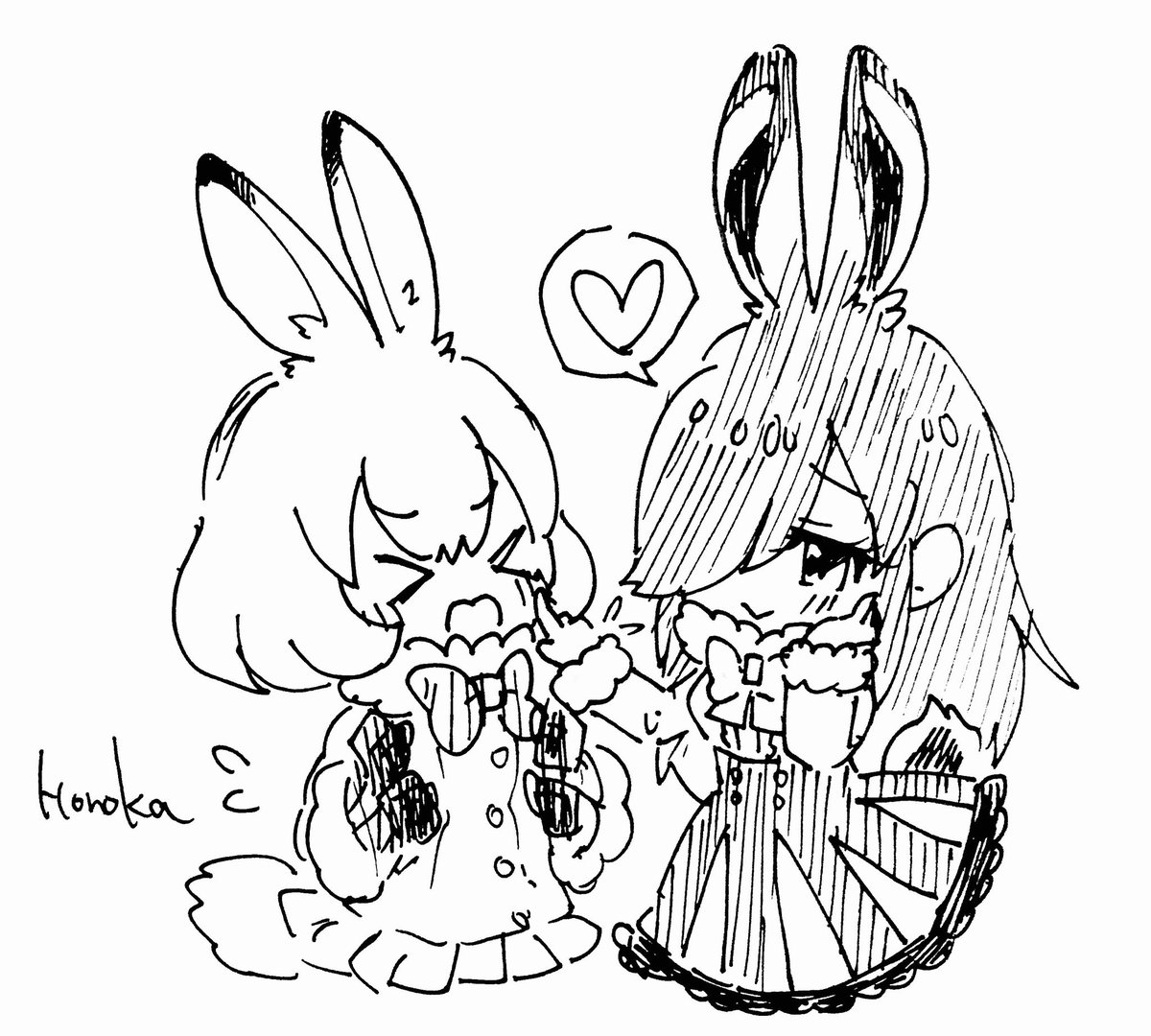 2人はなかよし♡(再掲)
#けもフレ
#けものフレンズ 