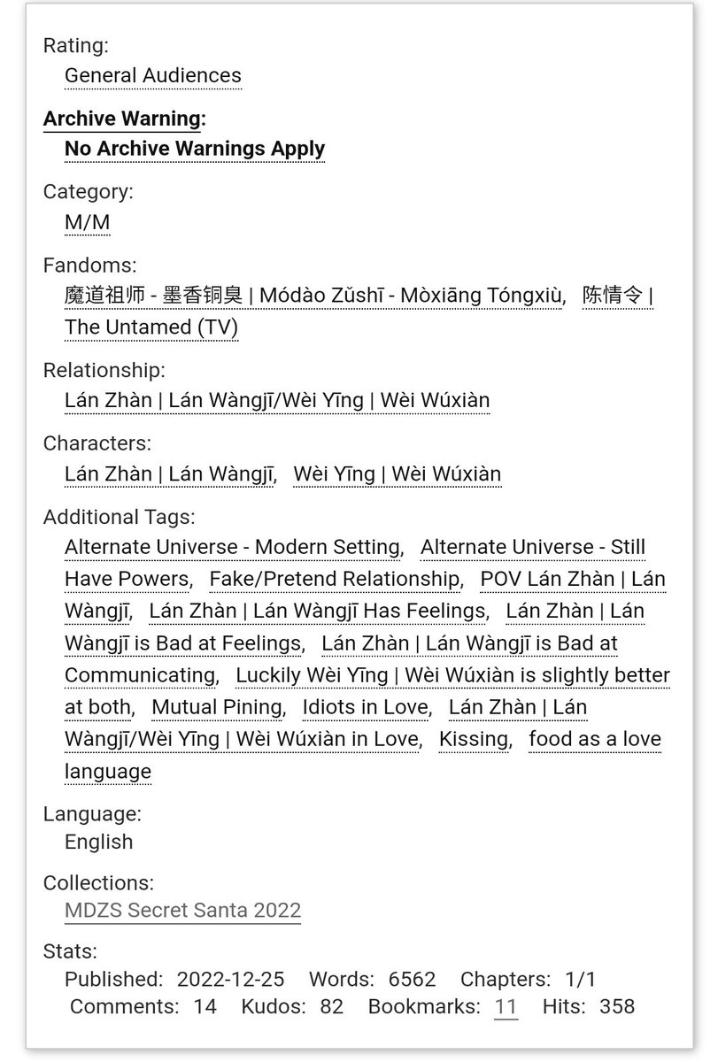 Onomato_poetic's tweet photo. It is revealed! :D
"More than friends, less than lovers" is a

✒️ 6,5K
✨️ modern WangXian
👬 fake dating in the cultivation workplace
👨‍❤️‍💋‍👨 with a happy ending

written for @gaycowboyjesus as part of the @mdzssecretsanta exchange! 🎁

https://t.co/GT5utCwXin https://t.co/j2Uj73jSaP