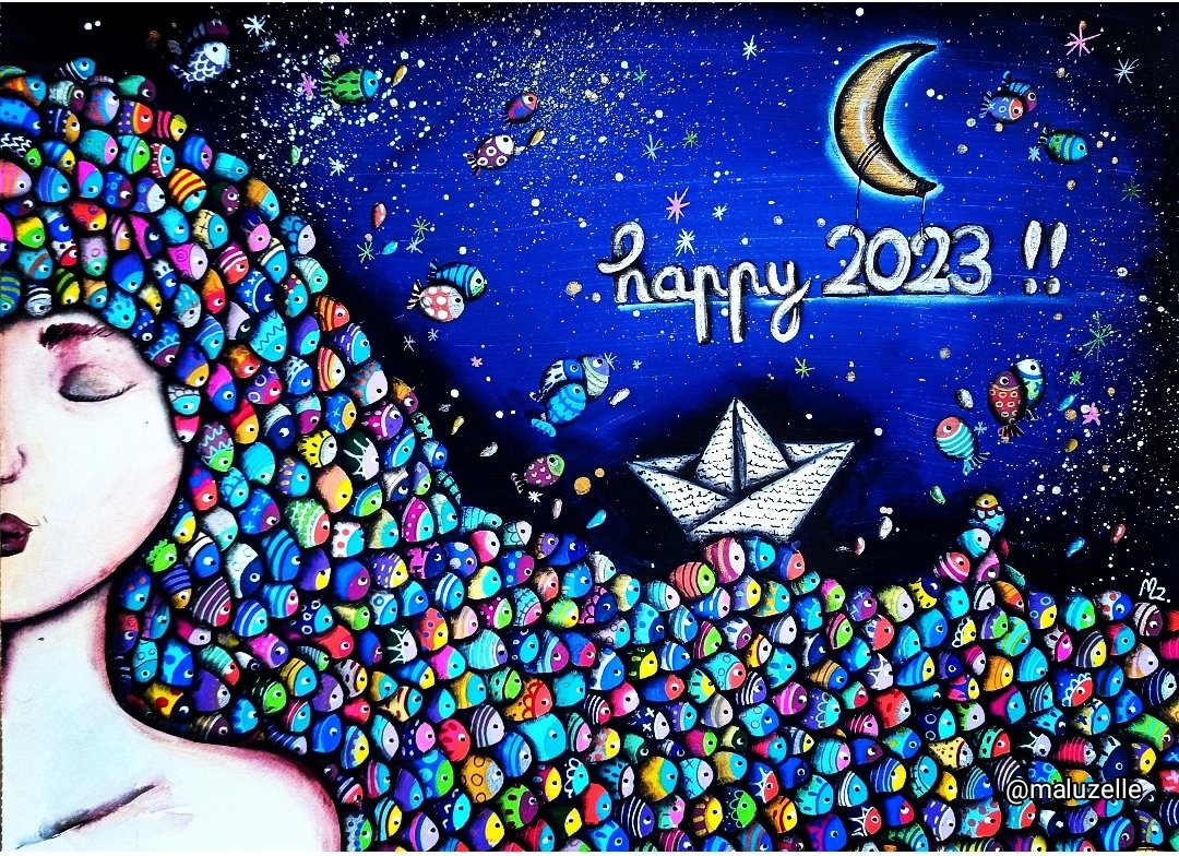 maluzelle's tweet photo. Merveilleuse année 2023 les amis ! ❤️🧡💙

Maluzelle 🐟

#NouvelAn #voeux2023 #NouvelAn2023 https://t.co/qVNWFwsYoB