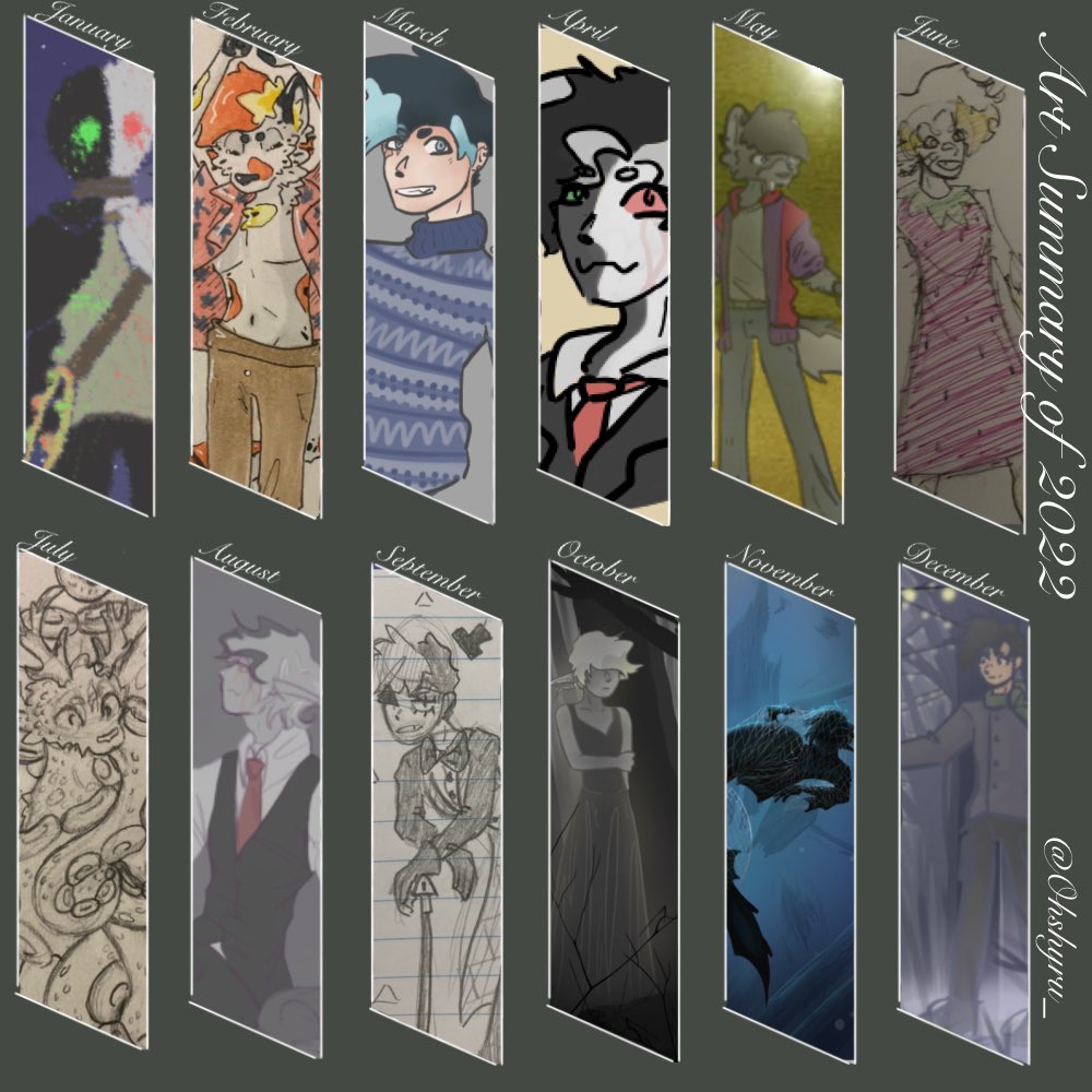 Ohshyru_'s tweet photo. ITS THAT TIME OF YEAR AGAIN WOOO- ART SUMMARY 2022!!!
#HappyNewYear #Artsummary2022 #art https://t.co/X05V6DBXuu