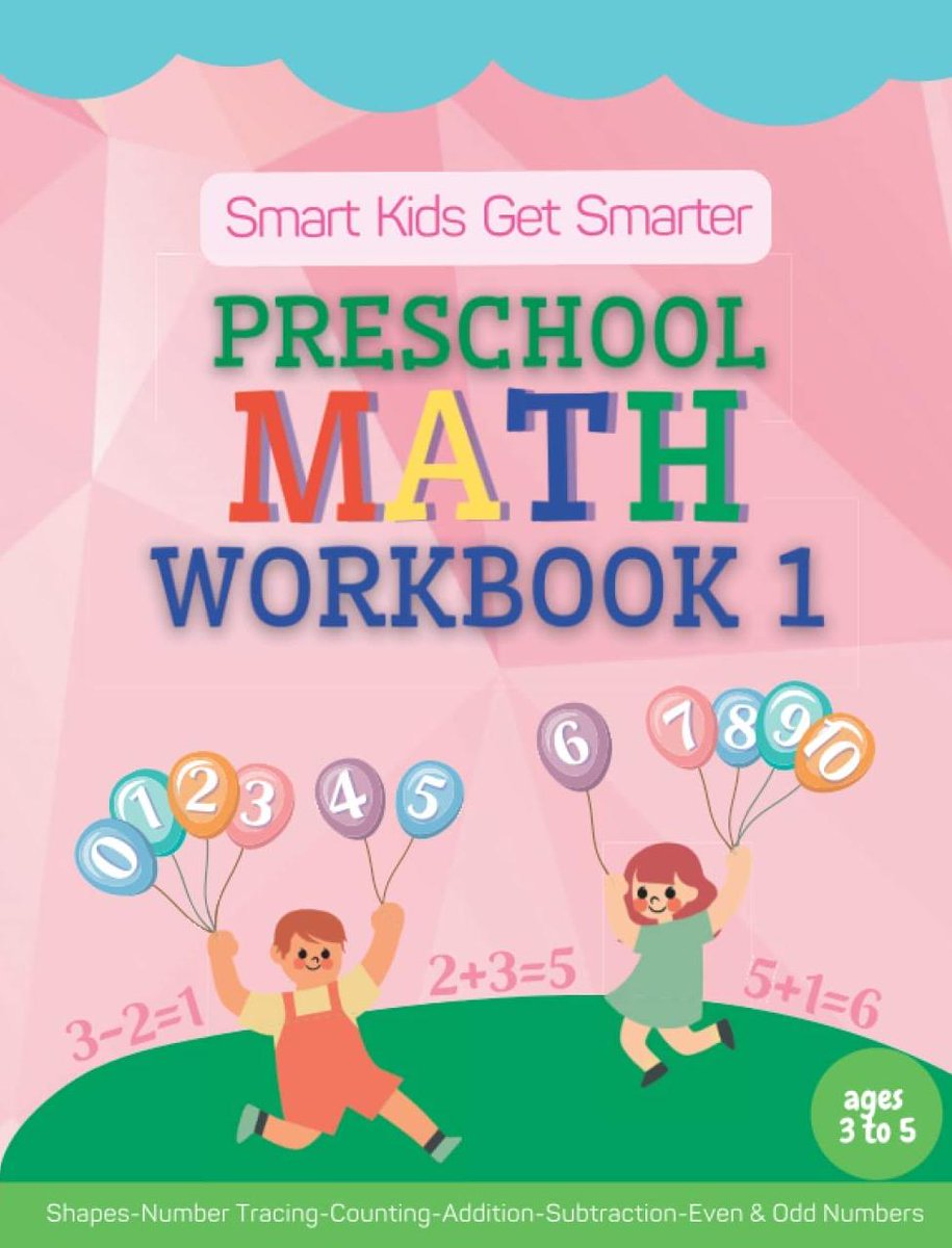 morar14edtxz's tweet image. Smart Kids Get Smarter: Preschool Math Workbook 1 for Ages 3 to 5 , 101 pages, Early Math Learning Exercises with Number Trac 6OW5OUT

amazon.com/dp/B09YSHDKS3?…