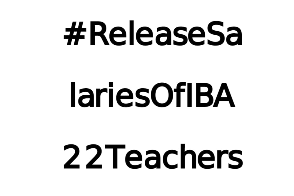 MrsNabilakhatri's tweet photo. Respected Sir, 
You are requested to release salary of newly Appointed Teachers.

@AkbarLaghari5 
@Sardarshah1
@SELD_Sindh 
@USAID 
@WorldBank 
@UNICEF 
#ReleaseSalariesOfIBA22Teachers https://t.co/fQ5q2S3jfy