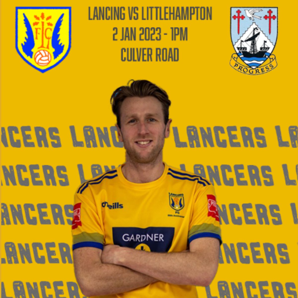 Not long now! One more sleep!!
1st game of the new year and a coastal derby, its <a href="/LancingFC/">Lancing FC</a> vs <a href="/LittlehamptonFC/">Littlehampton TownFC</a> 1pm ko tomorrow at Culver Road.

Tickets online at trybooking.co.uk/CBKO