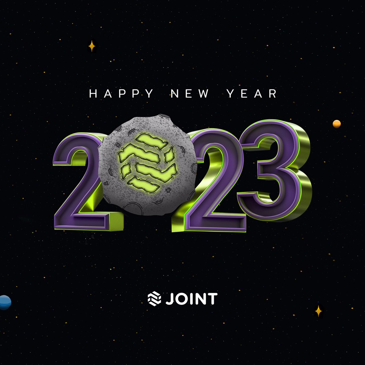 0xJoint's tweet photo. Happy New Year, frens 🤖🎉🚀🎆 https://t.co/LO8GP14F62