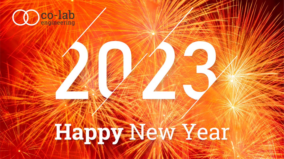 Co_Lab_Eng's tweet image. Happy New Year!

Thank you to everyone who supported Co-Lab Engineering in 2022. We're excited for another year of solving challenges and developing skills in 2023.