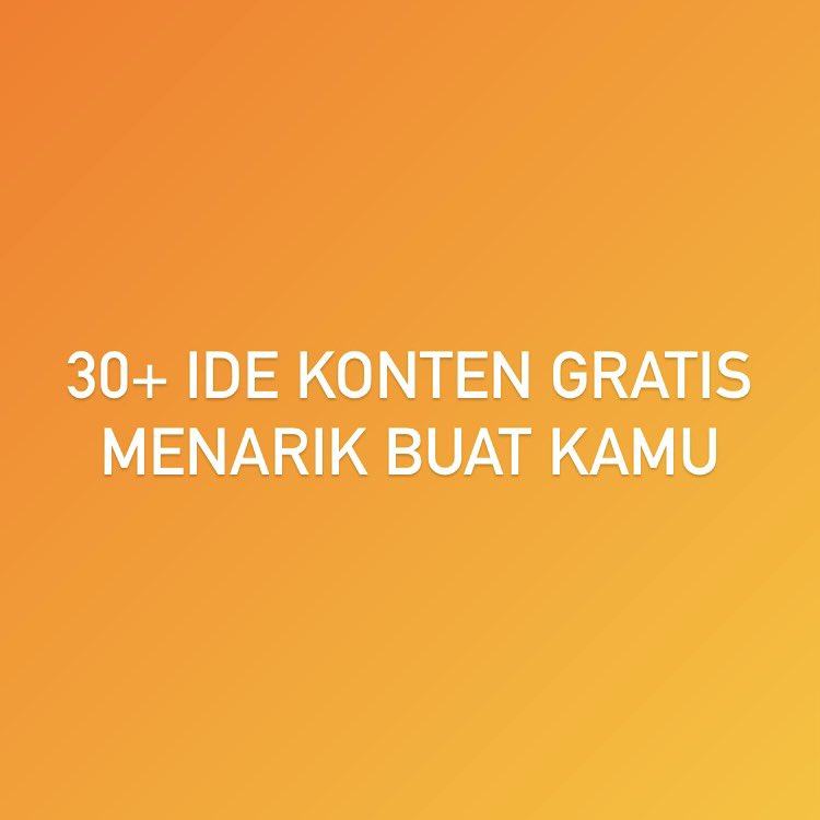 belajarlagiHQ's tweet photo. Buat konten tiap hari mah gampang!

Kalau udah ada IDE nya, yang sering bikin pusing kalau udah stuck bingung mau bikin konten apa lagi.

Minjar mau bagiin Social Media Content Idea biar kontenmu setahun ke depan lancar jaya ~ https://t.co/RqBJ2RG2Qe