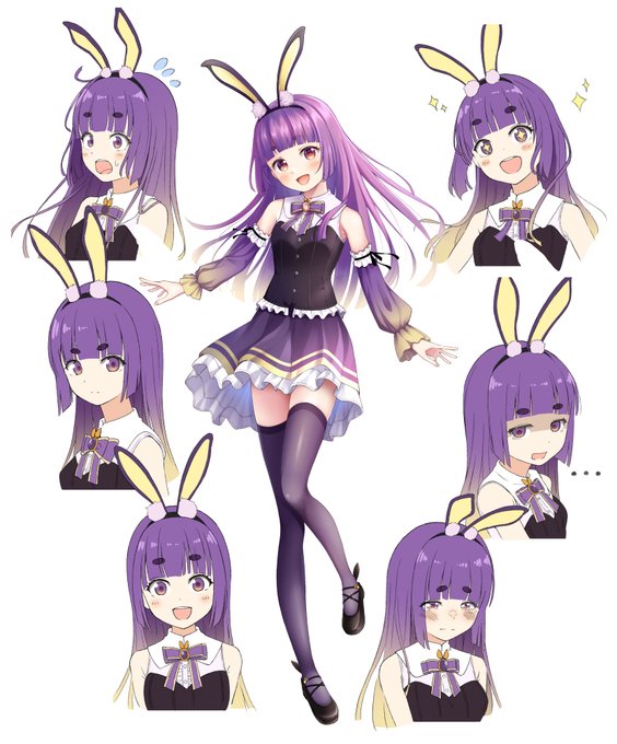 今年は卯年ということで、キャラデザさせていただいてると兎雨とりんちゃん張っておきますね!!https://t.co/WJqnjFN0NL 