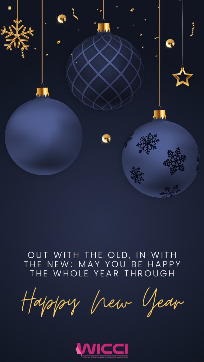 A very Happy &amp; Properous new year 2023.
<a href="/wicciindia/">Women’s Indian Chamber of Commerce and Industry</a> <a href="/harbeenarora/">Dr. Harbeen Arora Rai</a> <a href="/AneeshaSingh131/">Aneesha Singh</a> 
#wicci #wicciindia #wicciwoman #womenentrepreneurs #womeninbusiness #womenhelpingwomen #newyear #celebrations #innovation #growth