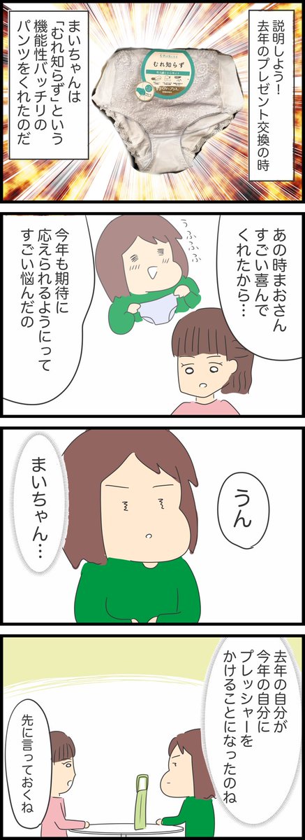 【友達とプレゼント交換したお話】
1/3 