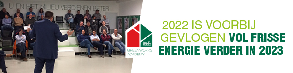 We wensen je een heel gelukkig 2023!
Namens alle medewerkers van Greenworks