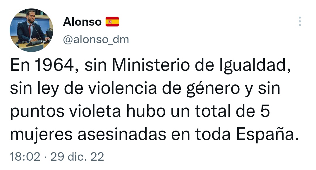 Os lo traduzco: 
Mujeres, si renunciáis a vuestros derechos, dejamos de mataros.