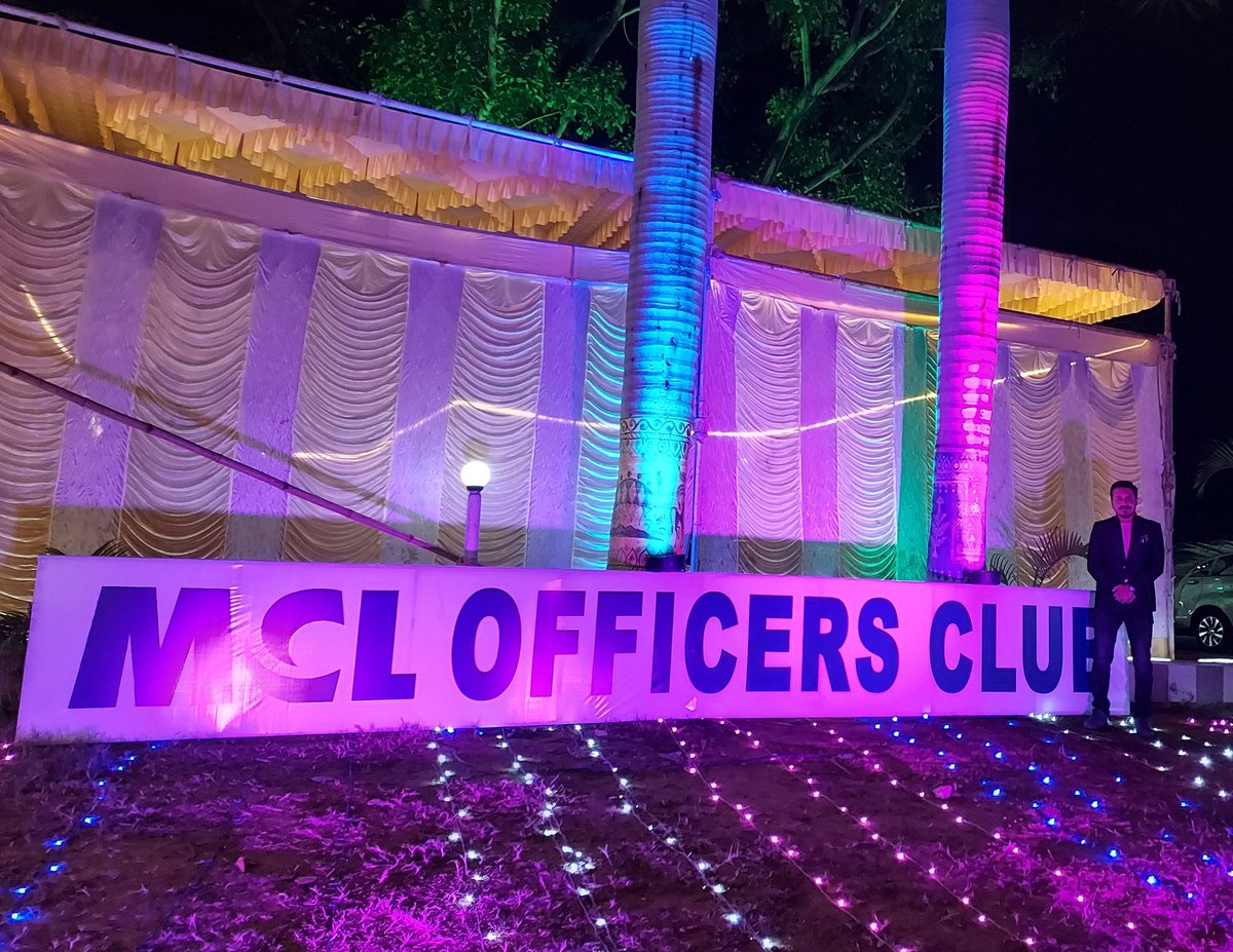 Pranay1Daharwal's tweet photo. #newyearcelebrations organised by #MCL #Officersclub at #Burla , #Sambalpur .

#NewYear2023 https://t.co/SBZpjBtlRn