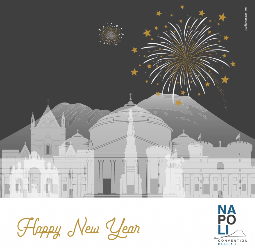 CBNapoli's tweet photo. 💓Buon ➡2023⬅ a tutti voi da Convention Bureau Napoli🌟🍾🎉
#MeetinNaples https://t.co/NSXEHe7tXy