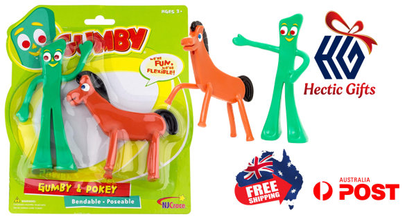 HecticGifts's tweet photo. The original Gumby and Pokey bendable figures are back!

https://t.co/jEnVgZipeI

#New #HecticGifts #GumbyAndPokey #Bendable #Poseable #Toy #Figurines #Iconic #Claymation #StopMotion #TVSeries #Collectible #FreeShipping #AustraliaWide #FastShipping https://t.co/Wancj4Dbsb