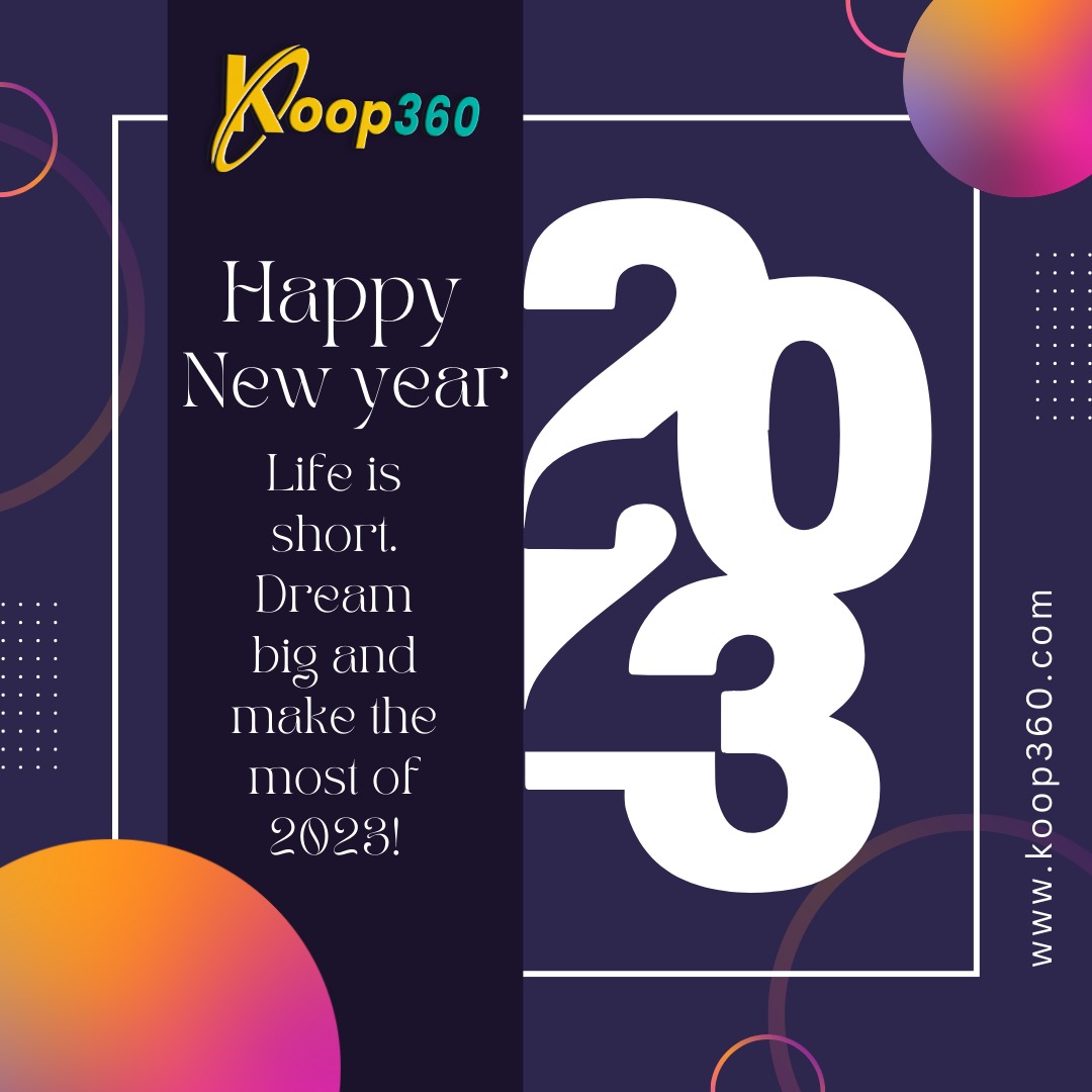 Let's make this new year one of our best years. Happy New Year 2023!

Join: Koop360.com

#HappyNewYear2023 #Hopesfor2023 #Welcome2023 #celebration #VR #AR #Metaverse #NFT #Web3 #KOOPVerse #KoopWallet #KOOP360